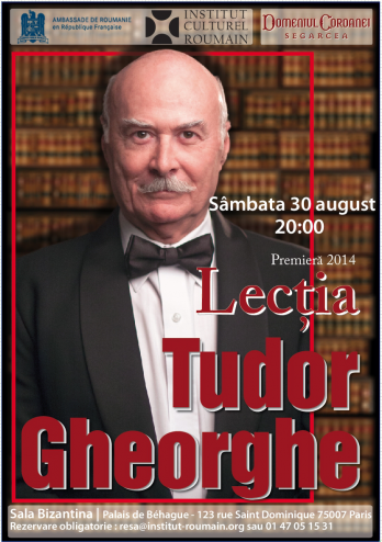 Afis concert Tudor Gheorghe