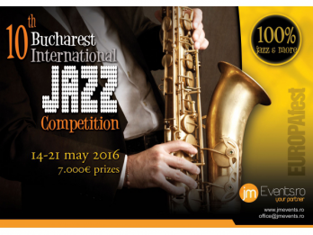 Au inceput inscrierile pentru Bucharest International Jazz Competition, editia a X-a