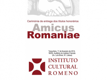CEREMONIA DE DECERNARE A TITLURILOR ONORIFICE AMICUS ROMANIAE2014 DE CaTRE ICR LISABONA  