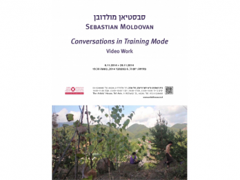 Conversations in Training Mode Lucrare video de Sebastian Moldovan, prezentata la Casa Artistilor din Tel Aviv 6-29 noiembrie 2014