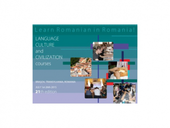 Cursuri de limba, cultura si civilizatie romaneasca, Brasov, Romania editia a XXI-a, 1-26 iulie 2015
