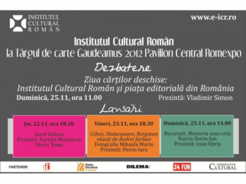 Institutul Cultural Roman la Gaudeamus 2012