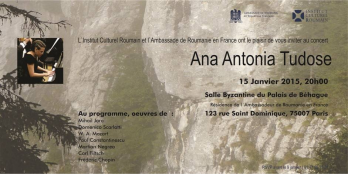 Invitatie concert Ana Antonia Tudose