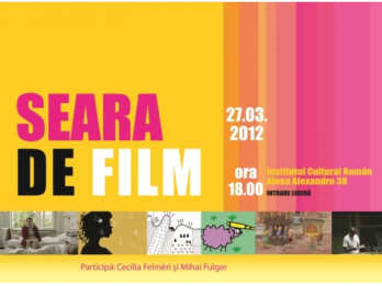 SEARA DE FILM  Scurtmetraje studentesti regizate de Cecilia Felmeri