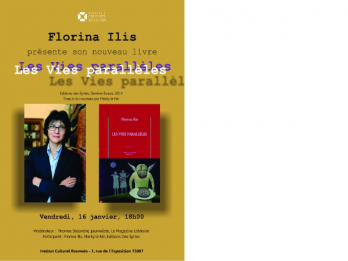 ZIUA CULTURII NATIONALE | Lansare de carte "Vietile paralele", Florina Ilis