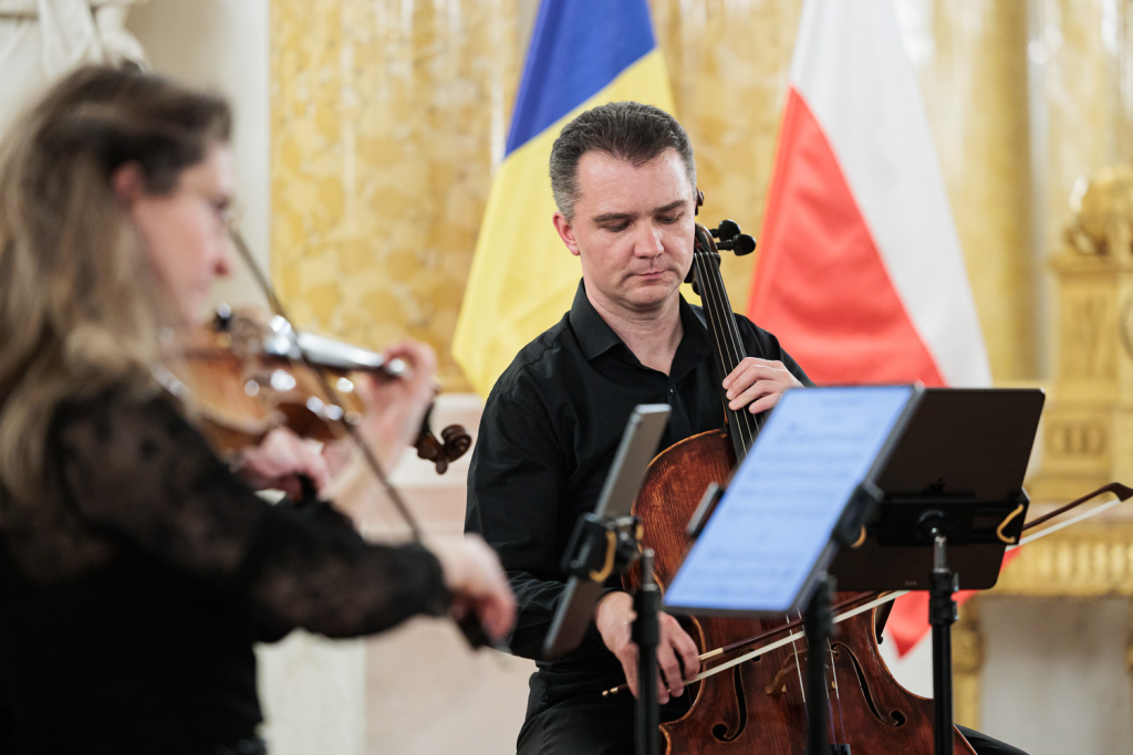 Ziua Solidaritatii romano-polone la Varsovia recitalul Cvartetului Arcadia si promovarea Concursului George Enescu