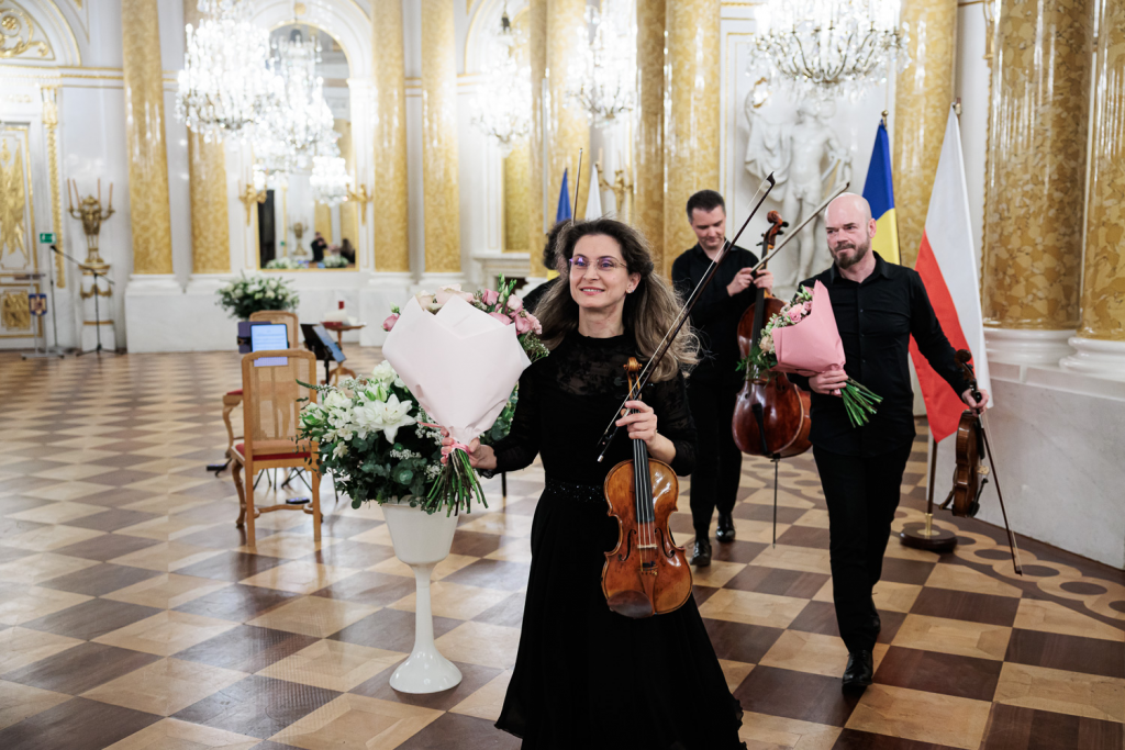 Ziua Solidaritatii romano-polone la Varsovia recitalul Cvartetului Arcadia si promovarea Concursului George Enescu