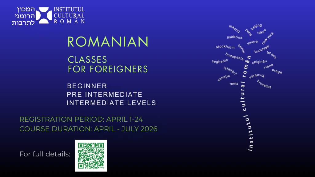 Cursuri de limba romana pentru adulti organizate in perioada aprilie - iulie 2026