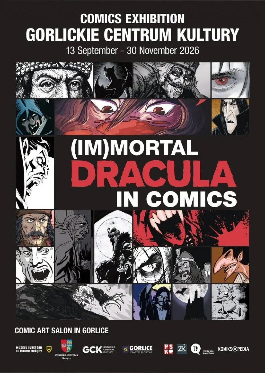 Dracula in benzi desenate - expozitie romaneasca la Gorlice