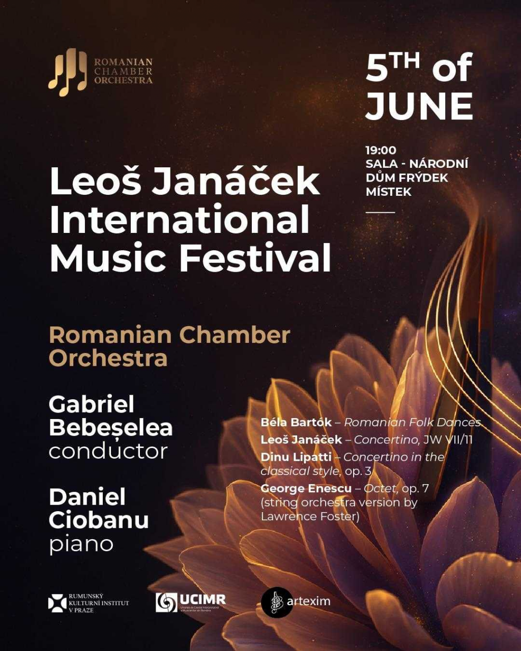 Romanian Chamber Orchestra aduce excelenta romaneasca la Festivalul International de Muzica Leos Janacek de la Ostrava