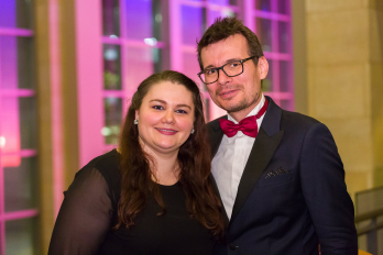 Violonistul Alexandru Tomescu si pianista Angela Draghicescu Benaroya Hall din Seattle, WA, 27 aprilie 2017