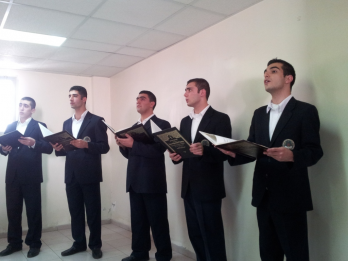 12102012 lansare la Seminarul Teologic Armean din cadrul Patriarhiei Armene de la Ierusalim