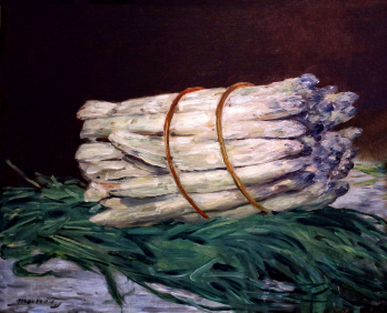 A Bundle of Asparagus, edouard Manet, 1880