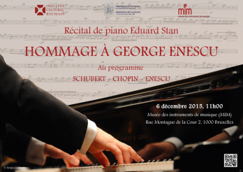 Afiche recital de piano Eduard Stan