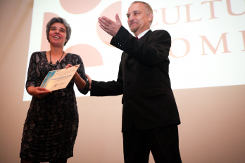 Ana Maria Proserpio (Coordonatoare programe culturale Sociedade Historica para Independencia de Portugal) & Virgil Mihaiu