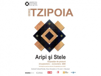 Aripi si stele - expozitie si lansare George Tzipoia la Institutul Cultural Roman