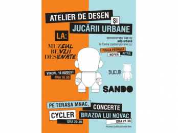 Atelier de desen si jucarii urbane la Muzeul Benzii Desenate