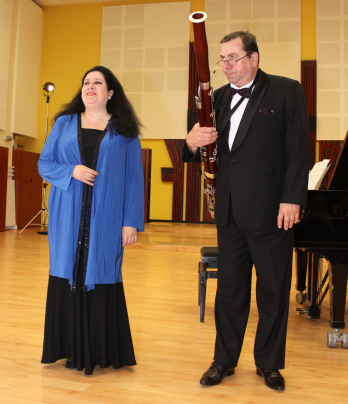 Bijuterii muzicale cu Ilinca Dumitrescu (pian) si Vasile Macovei (fagot) - Szeged