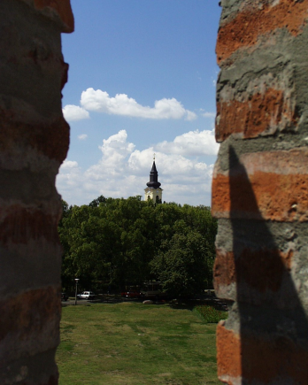 Catedrala din Jula vazuta din Cetate (Ungaria)