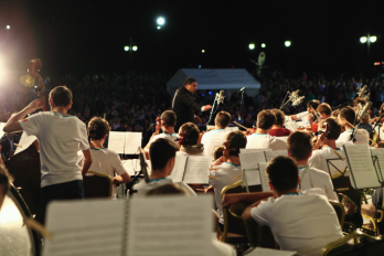 Concert Chisinau Youth Orchestra open air in Scuarul Catedralei din Chisinau