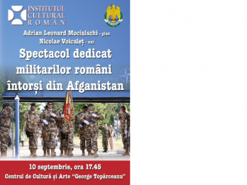 Concert pentru militarii romani intorsi din Afganistan