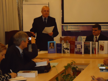 Conferinta Gheorghe Cliveti la Academia de stiinte a Moldovei