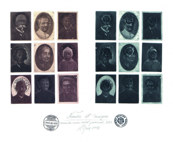 Cristian Opris, Nimbe et Masque, maniere noire, cachet personnel, 1998 (Ivan Gallery)