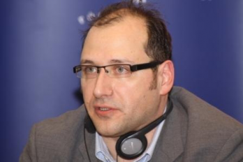 Cristina Corciovescu si Gyorgy Baron la proiectia peliculei Amintiri din Epoca de Aur I