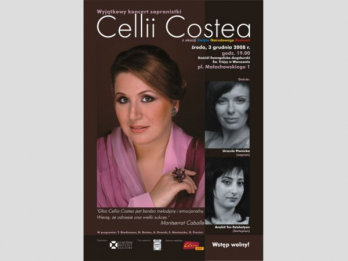 Cunoscuta soprana Cellia Costea la Varsovia