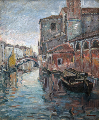 Nicolae Darascu - Paesaggio di Venezia