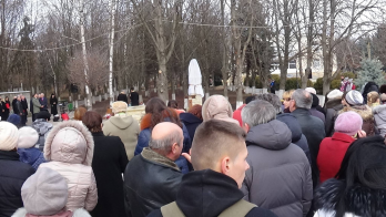 Dezvelirea bustului mitropolitului Iosif Naniescu la Sangerei