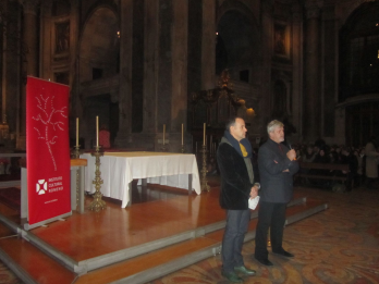 Discurs inaugural Daniel Nicolescu, director ICR Lisabona alaturi de Miguel Honrado, presedinte EGEAC