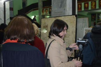 Inaugurarea expozitiei de pictura Omul din Cerc" a artistului plastic Dragos Patrascu