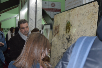 Inaugurarea expozitiei de pictura Omul din Cerc" a artistului plastic Dragos Patrascu