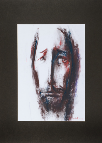 Manastireanu Manuell - Ecce Homo - pastel pe hartie