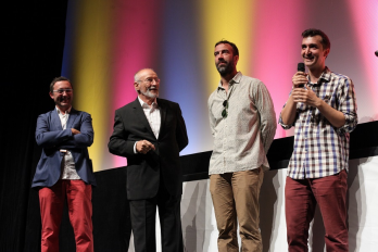 Echipa filmului la Festivalul de la San Sebastian