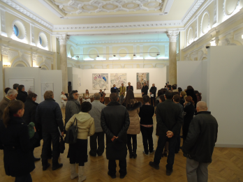 Expozitia Drumul spre inaltare a artistului plastic Liviu Nedelcu  de Ziua Nationala a Romaniei