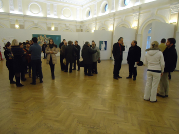 Expozitia Drumul spre inaltare a artistului plastic Liviu Nedelcu  de Ziua Nationala a Romaniei