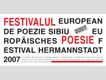 Festivalul european de poezie Sibiu 2007