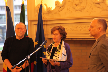 Francisc Mraz, Dinah Neves (vice-presedinte Instituto Camoes) & Virgil Mihaiu