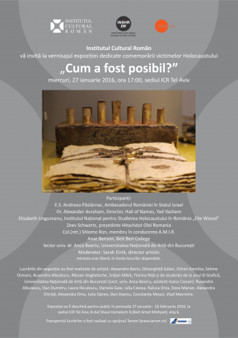 Invitatie 27 ianuarie 2016