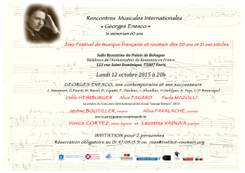 Invitatie concert 12 octombrie