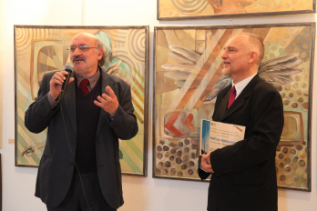 Joaquim Pais de Brito (director Museu Nacional de Etnologia) & Virgil Mihaiu 