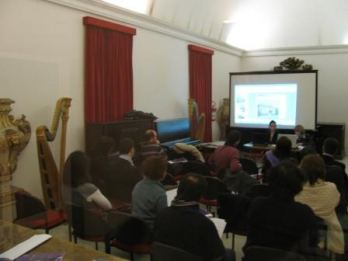 Lectie deschisa despre George Enescu pentru studentii  Conservatorului Santa Cecilia din Roma 