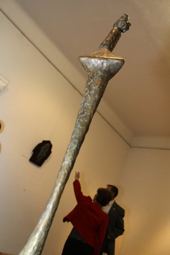 loan GRECU - Linie, volum si mesaj, expozitie de sculptura
