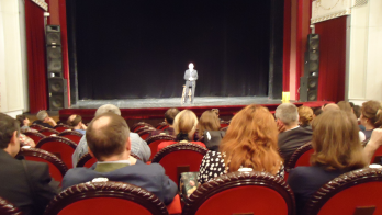 One Man Show sustinut de Horatiu Malaele la Chisinau 