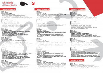 Program Salonul International de Carte de la Torino