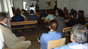 Prelegere publica Constantin I Ciobanu  la Academia de Muzica, Teatru si Arte Plastice din Chisinau