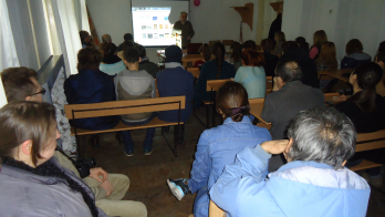 Prelegere publica Constantin I Ciobanu  la Academia de Muzica, Teatru si Arte Plastice din Chisinau