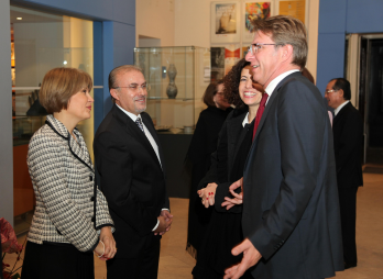 primirea oaspetilor (Ambasada Austriei)